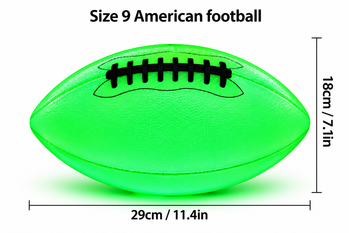 Glow-In-The-Dark Rugby/Football
